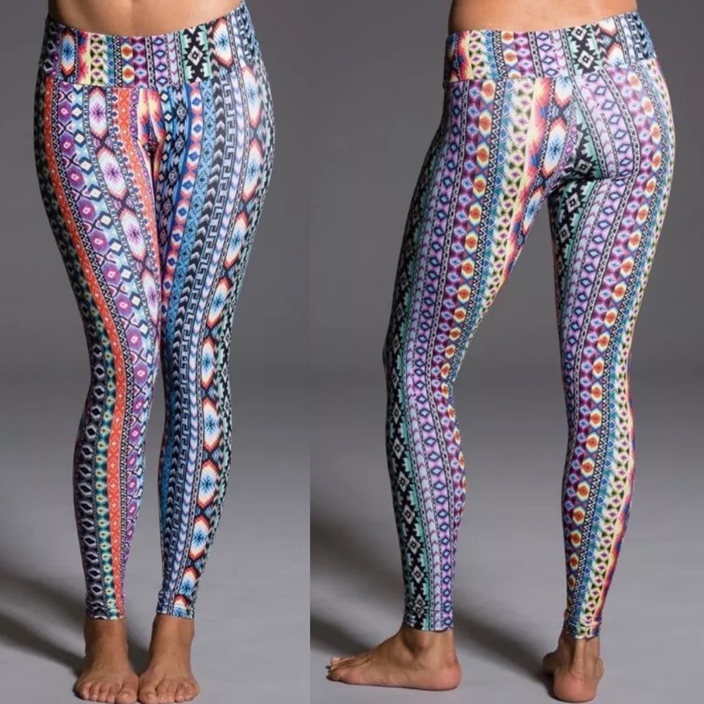 Onzie Yoga Womens Long Legging Pants Friendship